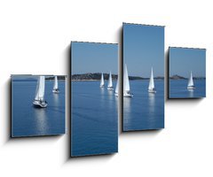 Obraz   Sailing race on Adriatic sea, 100 x 60 cm