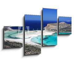 Obraz 4D tydln - 100 x 60 cm F_IS42702547 - Gramvousa and Balos. Crete, Greece