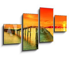 Obraz 4D tydln - 100 x 60 cm F_IS42726025 - Sunset panorama