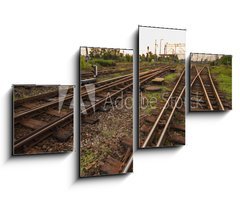 Obraz 4D tydln - 100 x 60 cm F_IS43109712 - railway - eleznice