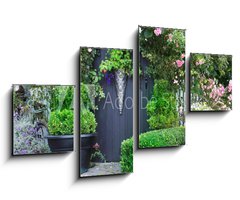 Obraz   Small charming garden gate., 100 x 60 cm