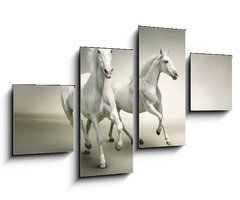 Obraz   White horses, 100 x 60 cm
