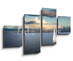 Obraz 4D tydln - 100 x 60 cm F_IS43878494 - Sail boat - Plachetnice