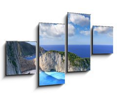 Obraz   Navagio Beach with shipwreck in Zakynthos, Greece, 100 x 60 cm