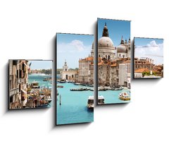 Obraz 4D tydln - 100 x 60 cm F_IS44176315 - Grand Canal and Basilica Santa Maria della Salute, Venice, Italy