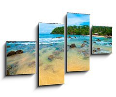 Obraz 4D tydln - 100 x 60 cm F_IS44406204 - Tropical beach