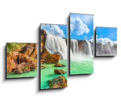 Obraz 4D tydln - 100 x 60 cm F_IS44671332 - Dry Nur waterfall