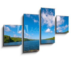 Obraz   Blue and White in Canoe Country, 100 x 60 cm