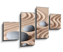 Obraz   zen garden stones, 100 x 60 cm