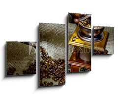 Obraz 4D tydln - 100 x 60 cm F_IS45893761 - coffee mill - kvov mlnek
