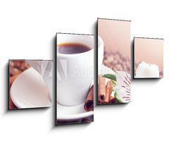 Obraz 4D tydln - 100 x 60 cm F_IS45911751 - mug black coffee