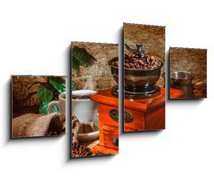 Obraz   grinder and other accessories for the coffee, 100 x 60 cm