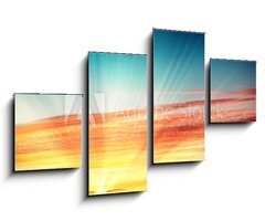 Obraz 4D tydln - 100 x 60 cm F_IS46390454 - Sunset.