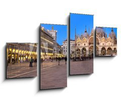 Obraz 4D tydln - 100 x 60 cm F_IS47247745 - Piazza San Marco - Venice by night