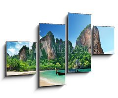Obraz   Railay beach in Krabi Thailand, 100 x 60 cm