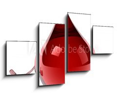Obraz 4D tydln - 100 x 60 cm F_IS47685223 - Blood