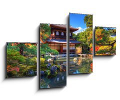 Obraz 4D tydln - 100 x 60 cm F_IS47760997 - Ginkaku-ji  Temple in Kyoto