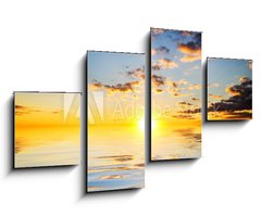 Obraz 4D tydln - 100 x 60 cm F_IS48898013 - Sky background and water reflection.