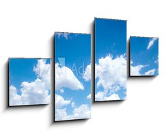 Obraz 4D tydln - 100 x 60 cm F_IS49605692 - blue sky - modr obloha