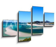Obraz 4D tydln - 100 x 60 cm F_IS52090672 - Whitehaven beach - Pl Whitehaven