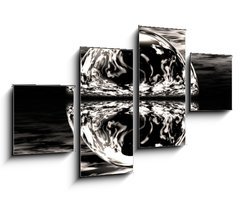 Obraz 4D tydln - 100 x 60 cm F_IS5336827 - boule miroir
