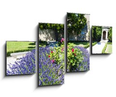Obraz 4D tydln - 100 x 60 cm F_IS53384066 - garden in Les Baux de-Provence, Provence, France