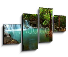 Obraz 4D tydln - 100 x 60 cm F_IS54325647 - Huay mae kamin waterfall