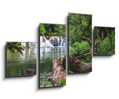 Obraz 4D tydln - 100 x 60 cm F_IS54411521 - Waterfall in tropical forest,Saraburi province