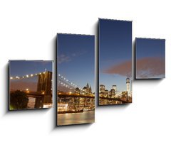 Obraz   Brooklyn Bridge New York City, 100 x 60 cm