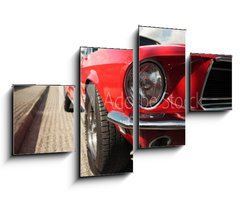 Obraz 4D tydln - 100 x 60 cm F_IS55728868 - Classic Muscle Car