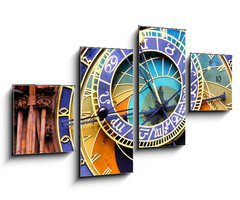 Obraz   Close up of the Prague astronomical clock, Czech Republic, 100 x 60 cm