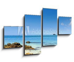 Obraz 4D tydln - 100 x 60 cm F_IS58512794 - Beach on Holiday - Pl na dovolen