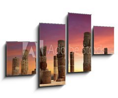 Obraz 4D tydln - 100 x 60 cm F_IS59083059 - Toltec Sculptures in Tula, Mexico