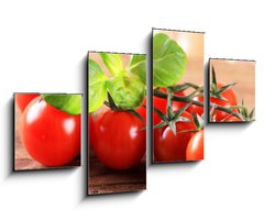 Obraz 4D tydln - 100 x 60 cm F_IS59524463 - Bunch of red tomatoes - Banda ervench rajat