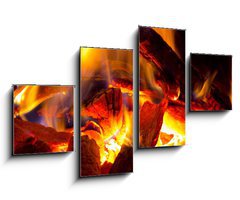 Obraz 4D tydln - 100 x 60 cm F_IS60068299 - flame of fire