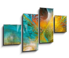 Obraz 4D tydln - 100 x 60 cm F_IS60319918 - Colorful Graffiti