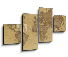 Obraz   Ancient world map, 100 x 60 cm