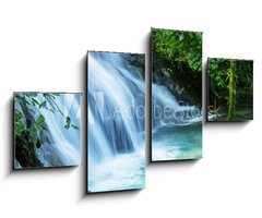 Obraz 4D tydln - 100 x 60 cm F_IS60803084 - Waterfall in Mexico - Vodopd v Mexiku