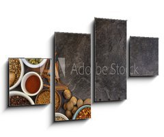 Obraz 4D tydln - 100 x 60 cm F_IS61634744 - Spices used in Cooking - Koen pouvan pi vaen