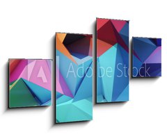 Obraz 4D tydln - 100 x 60 cm F_IS62526017 - Abstract geometric background