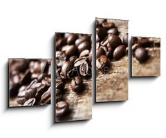 Obraz 4D tydln - 100 x 60 cm F_IS62551378 - Coffee on Wood