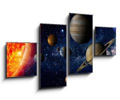 Obraz 4D tydln - 100 x 60 cm F_IS62636112 - Solar system - Slunen Soustava