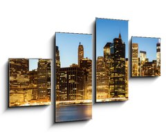 Obraz 4D tydln - 100 x 60 cm F_IS64872508 - Panorama of New York City