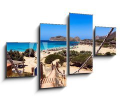 Obraz 4D tydln - 100 x 60 cm F_IS65475303 - Falasarna beach, Crete, Greece
