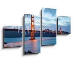 Obraz 4D tydln - 100 x 60 cm F_IS66547787 - Famous Golden Gate Bridge in San Francisco