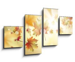 Obraz 4D tydln - 100 x 60 cm F_IS66663515 - Autumn leaves