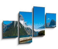 Obraz 4D tydln - 100 x 60 cm F_IS67389392 - Milford Sound