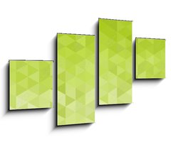 Obraz 4D tydln - 100 x 60 cm F_IS69323288 - Abstract green background