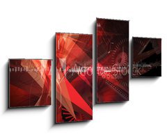Obraz   an abstract explosion, 100 x 60 cm