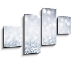 Obraz 4D tydln - 100 x 60 cm F_IS70637827 - silver glitter